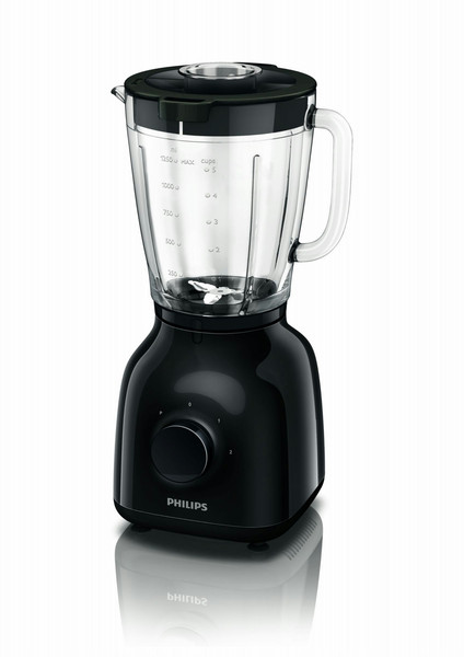 Philips Daily Collection HR2109/90 Tabletop blender 1.5L 400W Black blender