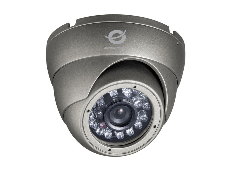 Conceptronic CCAM600D24 CCTV security camera Innen & Außen Kuppel Silber