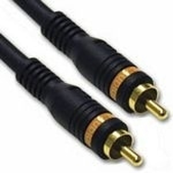 C2G 3m Velocity Digital Audio Coax Cable 3m RCA RCA Schwarz Koaxialkabel