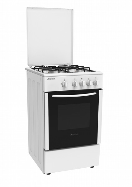 Sekom KMCFS-4G14 Freestanding Gas hob White