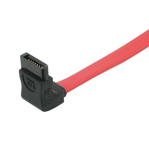 C2G 1m 7-pin 90° to 90° SATA Cable 1м Красный кабель SATA