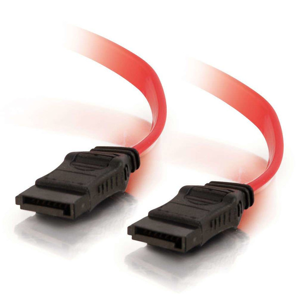 C2G 0.5m 7-pin SATA Cable 0.5м SATA 7-pin SATA 7-pin Красный кабель SATA