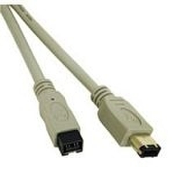 C2G 3m IEEE-1394B Cable 3m Grey firewire cable