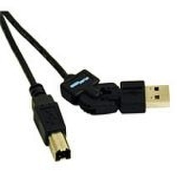 C2G 2m FlexUSB 2.0 A/B Cable 2м USB A USB B Черный кабель USB