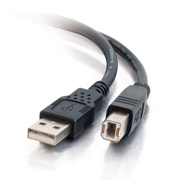 C2G 81565 1м USB A USB B Черный кабель USB