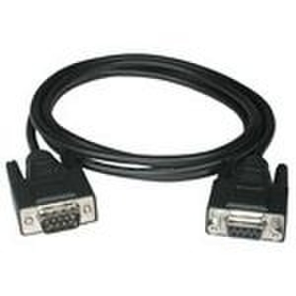 C2G 3m DB9 M/F Cable 3м Черный кабель последовательной связи