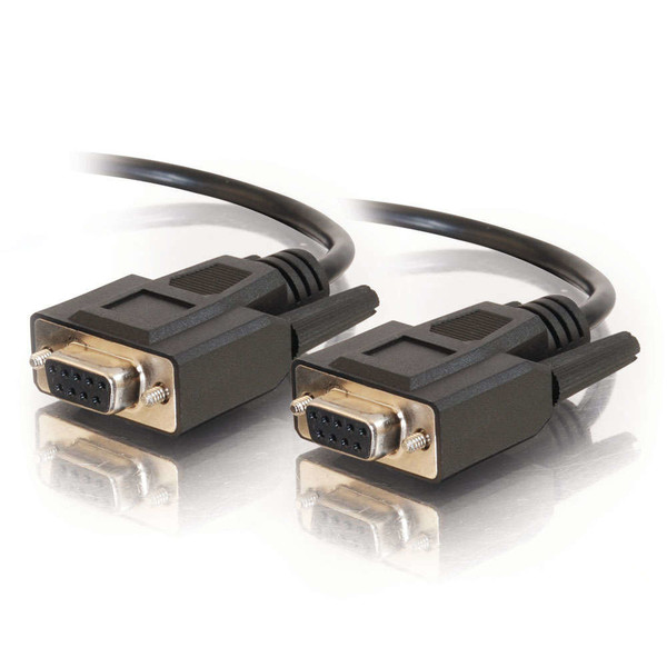 C2G 2m DB9 Cable 2m DB9 DB9 Black serial cable