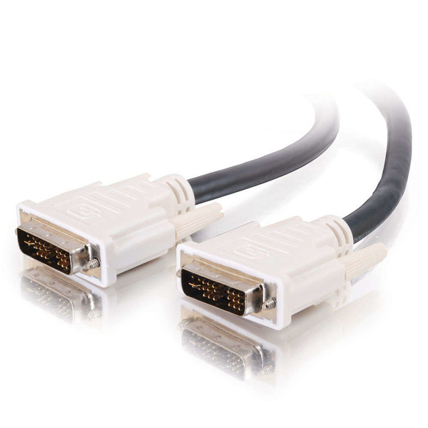 C2G 1m DVI-I M/M Single Link Digital/Analogue Video Cable 1м DVI-I DVI-I Черный DVI кабель