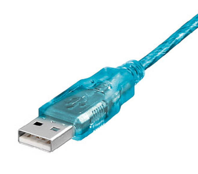 Digital Data Communications 128210 1.8м USB A USB B Синий кабель USB