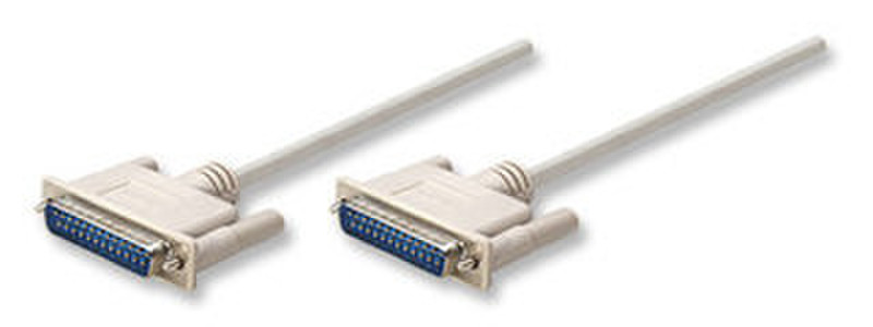 Manhattan Data Cable DB25 4.5m White printer cable