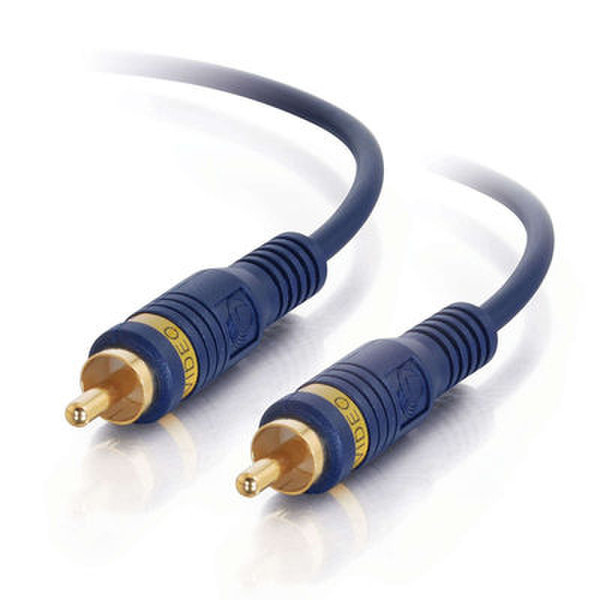 C2G 1.5ft Velocity™ RCA Type Video Cable 0.45m RCA Blue composite video cable