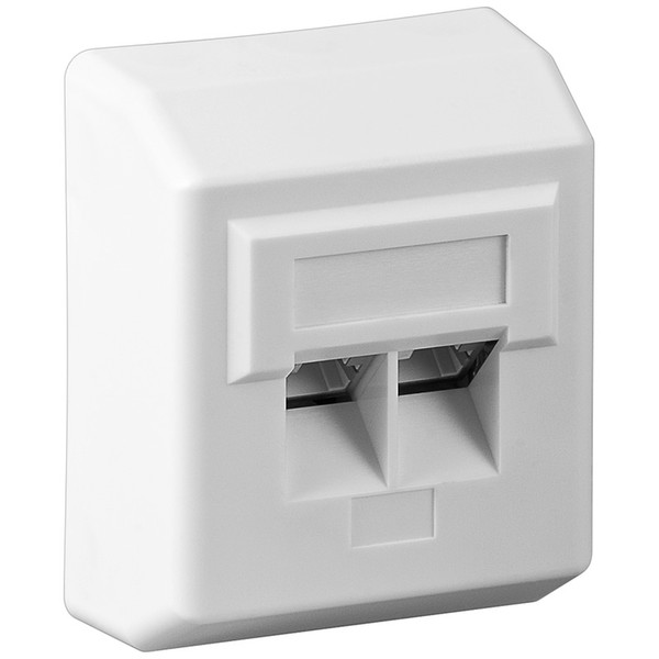Wentronic 60971 White outlet box