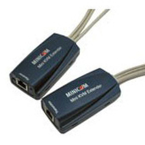 C2G Minicom Mini KVM USB Extender 70m Schwarz Tastatur/Video/Maus (KVM)-Kabel