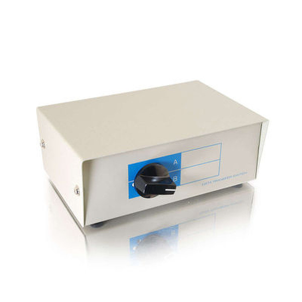 C2G 2-1 DB25 Manual Switch Box Белый KVM переключатель