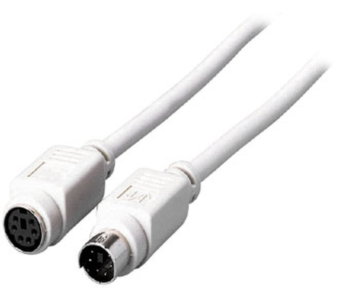 Digital Data Communications 118072 5m 6-p Mini-DIN 6-p Mini-DIN Weiß PS/2-Kabel