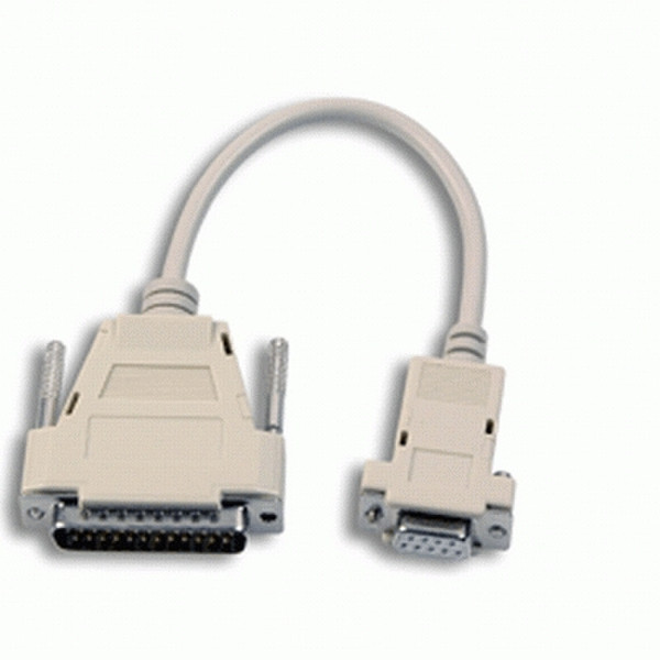 Tecline 40000C 0.1m VGA (D-Sub) VGA (D-Sub) Beige VGA-Kabel