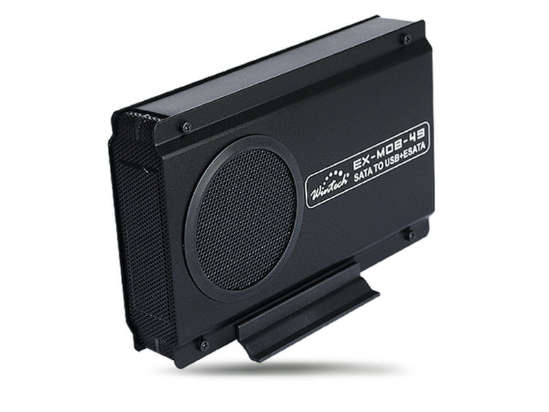 Wintech EX-MOB-49 HDD / SSD-Gehäuse 3.5Zoll Schwarz Speichergehäuse