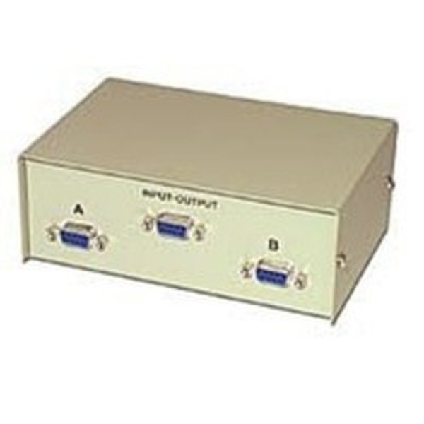 C2G 2-1 HD15 VGA Manual Switch Box Weiß Tastatur/Video/Maus (KVM)-Switch