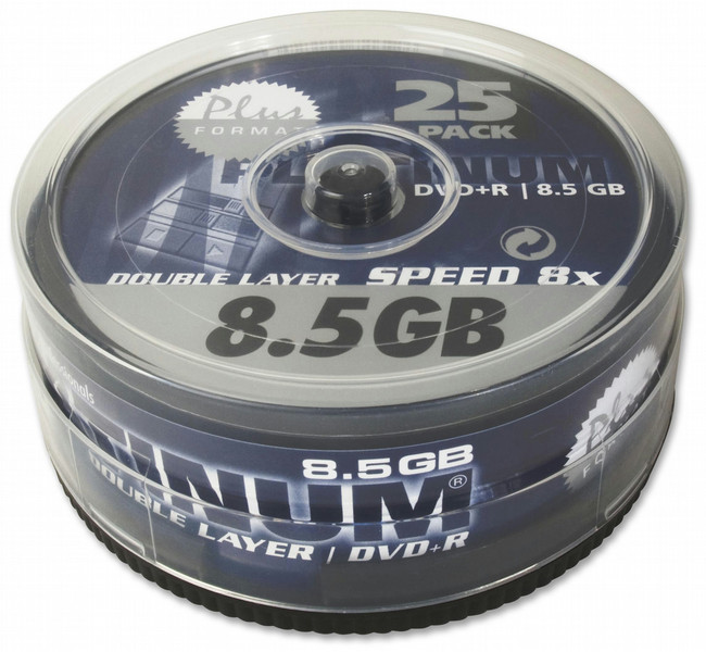 Bestmedia DVD+R DL 8x 8.5GB 25pcs Cakebox 8.5GB DVD+R 25pc(s)