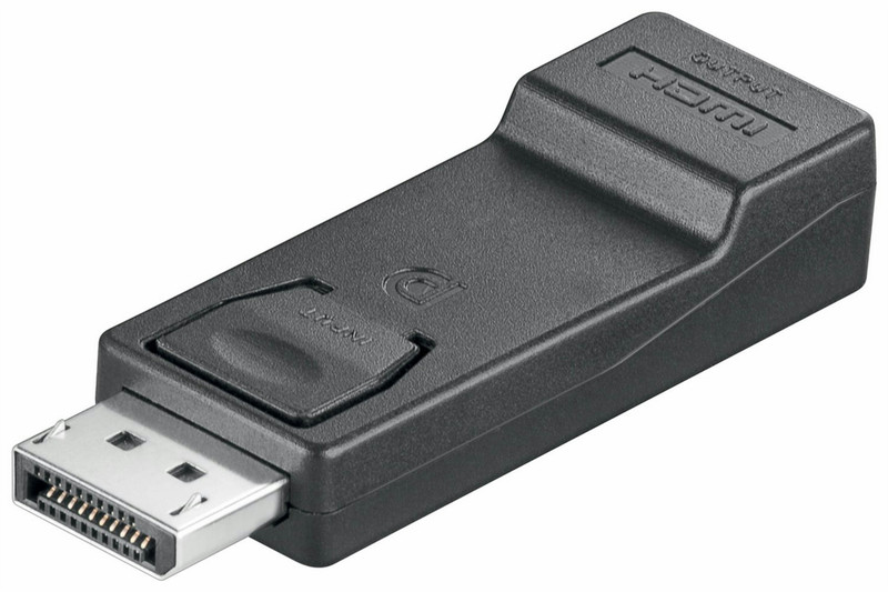 1aTTack 7398988 DisplayPort HDMI Schwarz Videokabel-Adapter