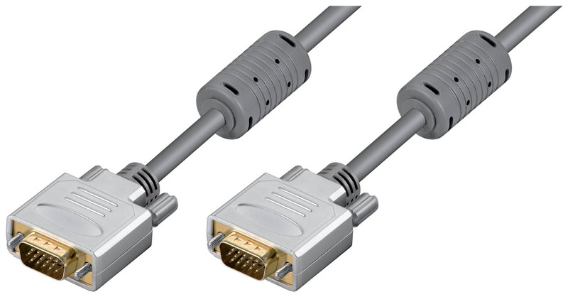 1aTTack 7525708 3m VGA (D-Sub) Grau VGA-Kabel