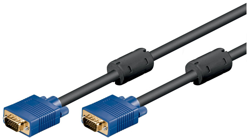 1aTTack 7933708 5м VGA (D-Sub) VGA (D-Sub) Черный, Синий VGA кабель