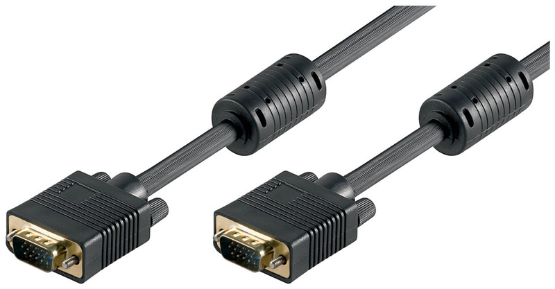 1aTTack 7504908 5m VGA (D-Sub) VGA (D-Sub) Schwarz VGA-Kabel