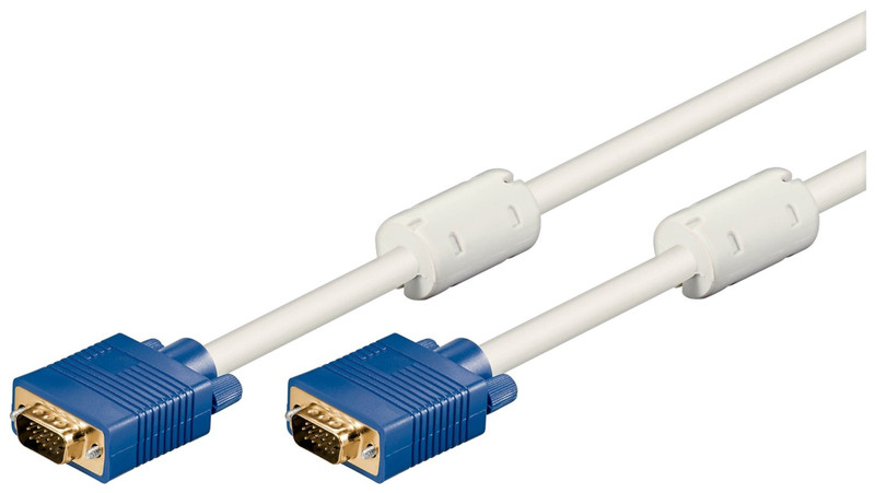 1aTTack 7933798 10м VGA (D-Sub) VGA (D-Sub) Синий, Белый VGA кабель