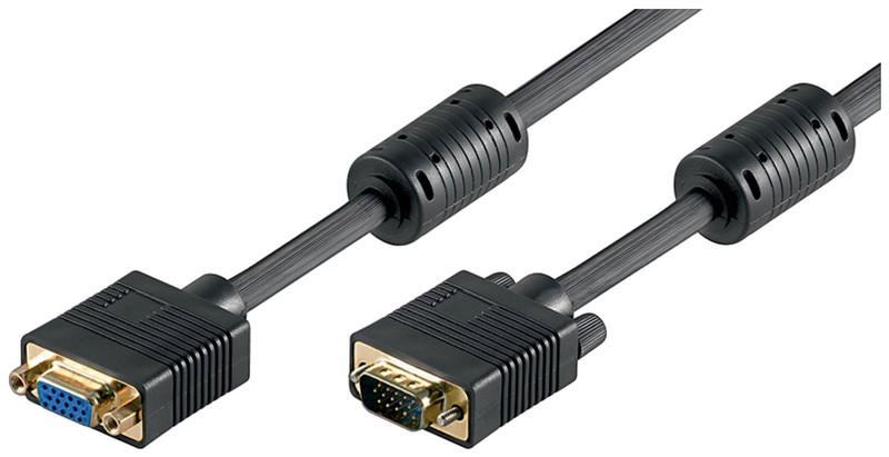 1aTTack 7681438 20m VGA (D-Sub) VGA (D-Sub) Schwarz VGA-Kabel