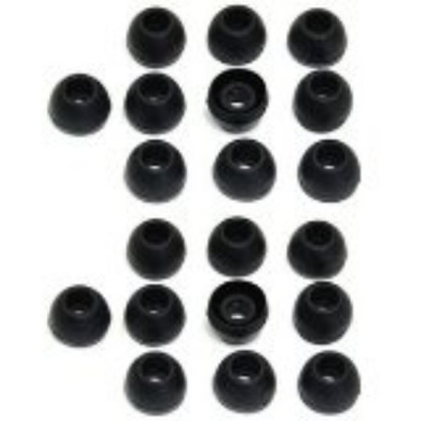 BlueCell B0088VIEMO Silicone Black 10pc(s) headphone pillow
