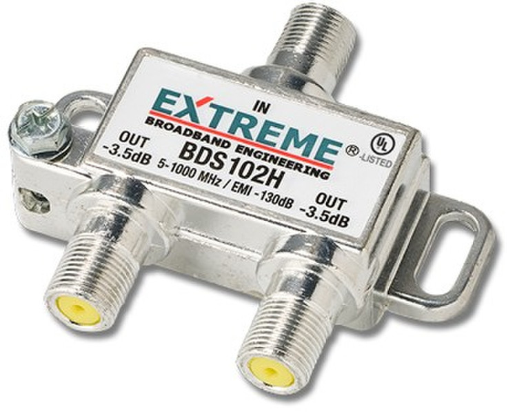 Extreme networks BDS102H Cable splitter Silber Kabelspalter oder -kombinator