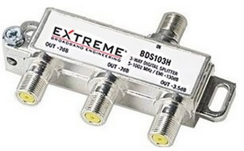Extreme networks BDS103H Cable splitter Silber Kabelspalter oder -kombinator
