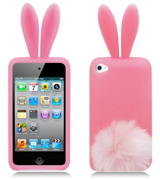 Aimo Bunny Cover Case, Apple iPod Touch 4th Cover Pink