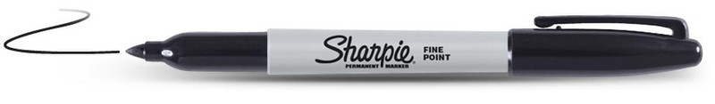 Sharpie Fine Point Feine Spitze Schwarz 12Stück(e) Permanent-Marker