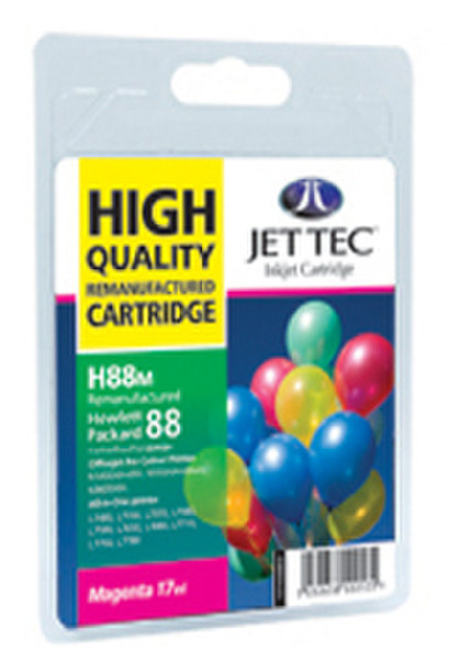 Jet Tec HP88 C9392A magenta ink cartridge