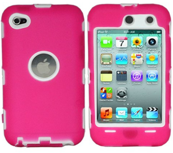 ASleek MP-iP4-126 Cover case Розовый, Белый