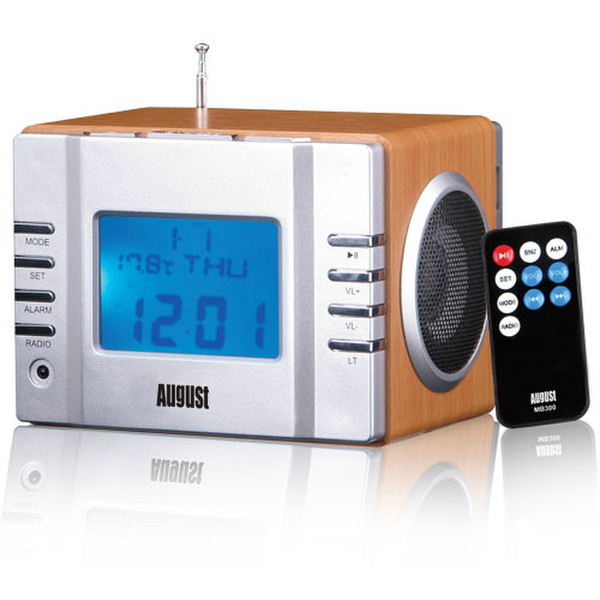 August MB300 MP3-Player u. -Recorder