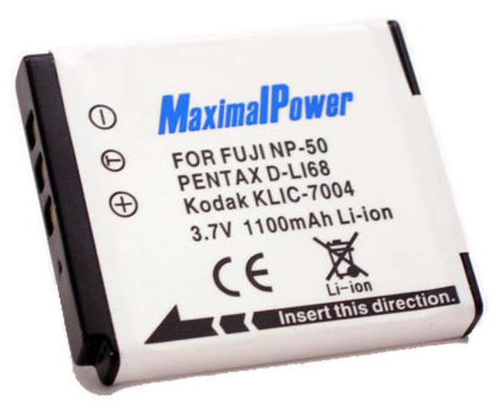 MaximalPower DB FUJ NP50 Lithium-Ion 1100mAh 3.7V Wiederaufladbare Batterie