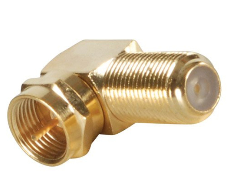 Parts Express Gold F Right Angle Adapter