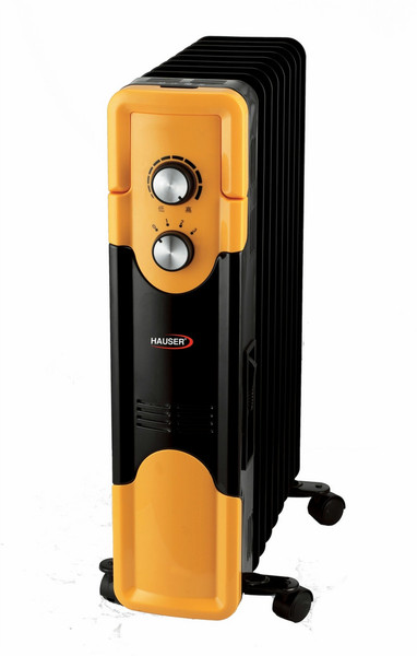 Hauser OR-1094 Пол 2000Вт Черный, Оранжевый Радиатор электрический обогреватель