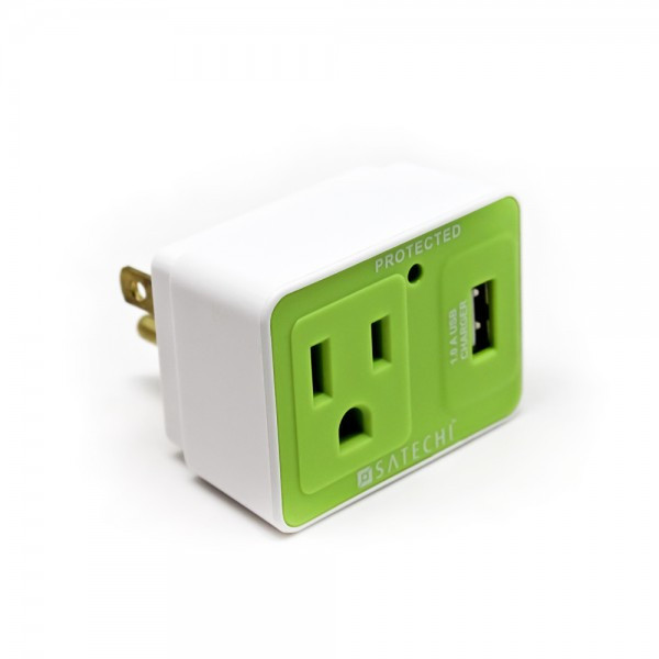 Satechi ST-USP11 1AC outlet(s) 120V Green,White surge protector