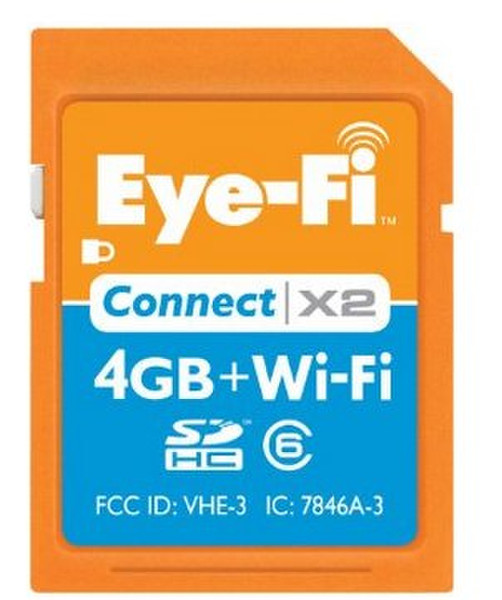 Eye-Fi Connect X2 4ГБ SDHC Class 6 карта памяти