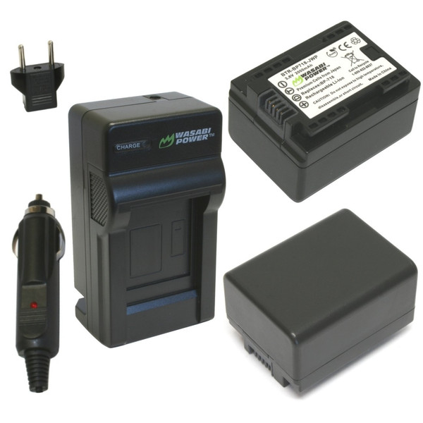 Wasabi Power KIT-BTR-BP718-LCH-BP718-01 Auto/Indoor Black battery charger