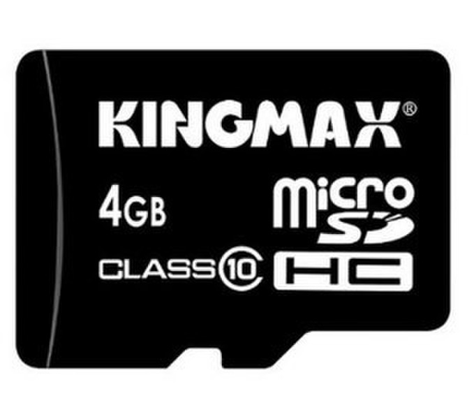 Kingmax KM04GMCSDHC101A 4GB MicroSDHC Class 10 memory card