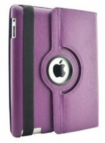 Sanoxy 360 Degrees Rotating Stand Leather Case 9.7Zoll Blatt Violett
