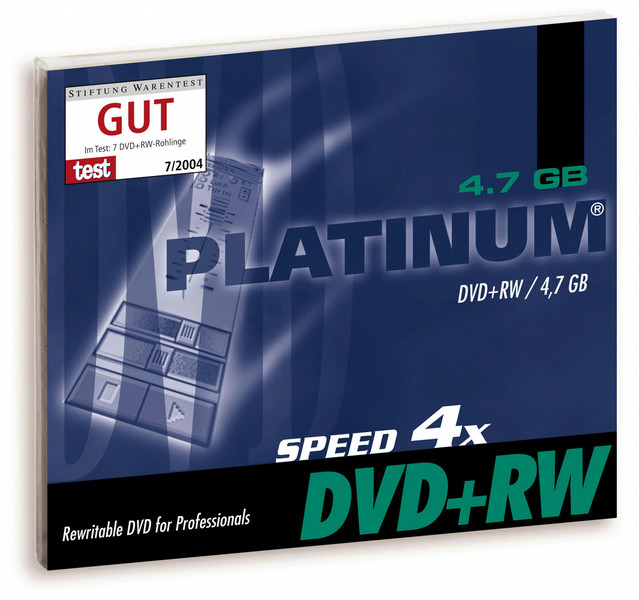 Platinum DVD+RW 4x 4.7GB 25pcs 4.7ГБ DVD+RW 25шт
