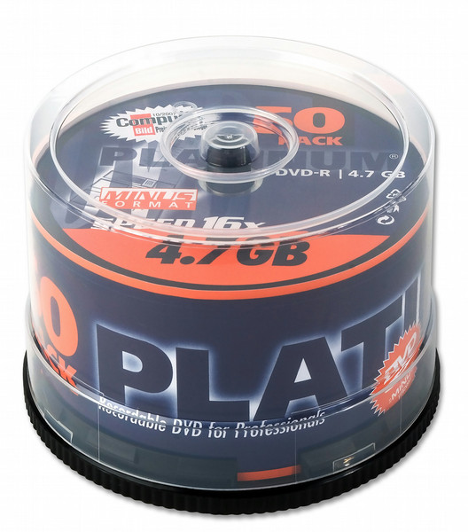 Platinum DVD-R x16 4.7GB 50pcs 4.7GB DVD-R 50Stück(e)