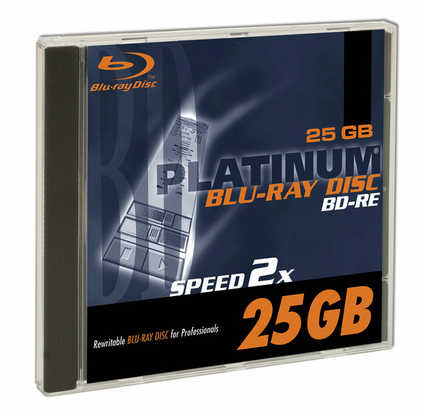 Platinum BD-RE 2x 25 GB JEWELCASE 25GB BD-RE