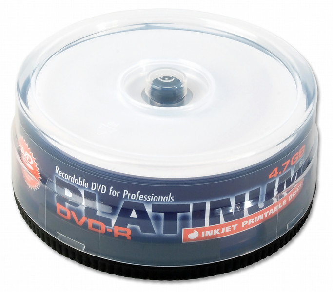 Platinum DVD-R 16x 4.7GB 25pcs 4.7GB DVD-R 25pc(s)