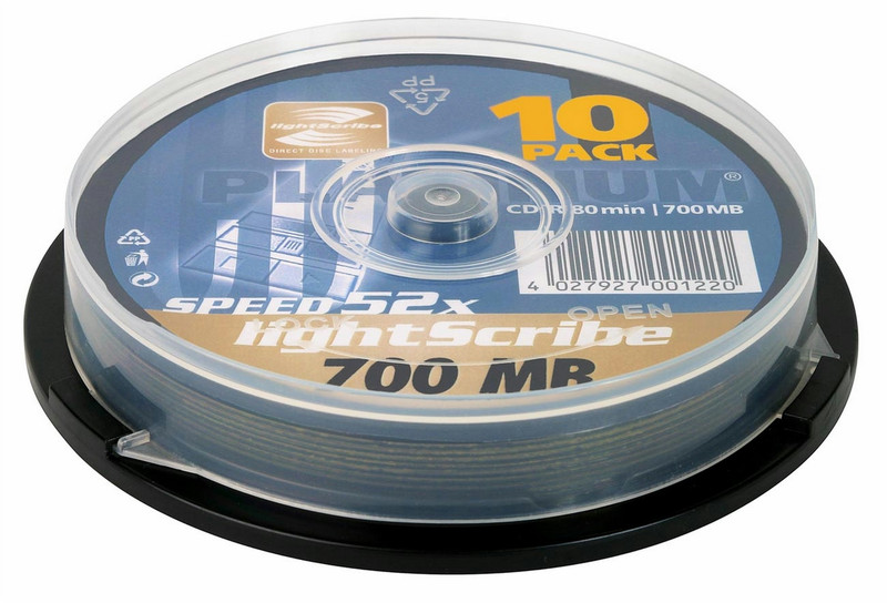 Bestmedia CD-R 52x 700MB 10pcs LightScribe CD-R 700MB 10pc(s)